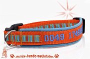 B191 HB Ministripes türkis+bestickt w
